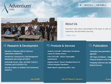 Tablet Screenshot of adventiumlabs.com